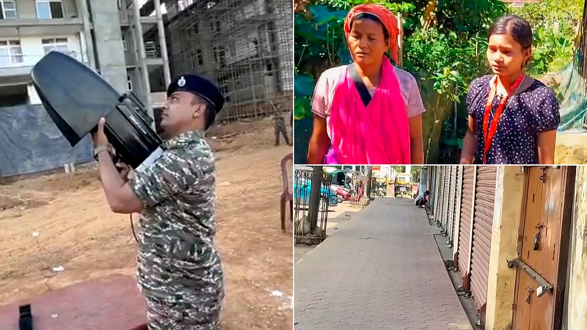 Violence erupts in Manipur's Jiribam and drone attacks were observed prompting security forces to beef up control. - PTI | X/@manipur_police